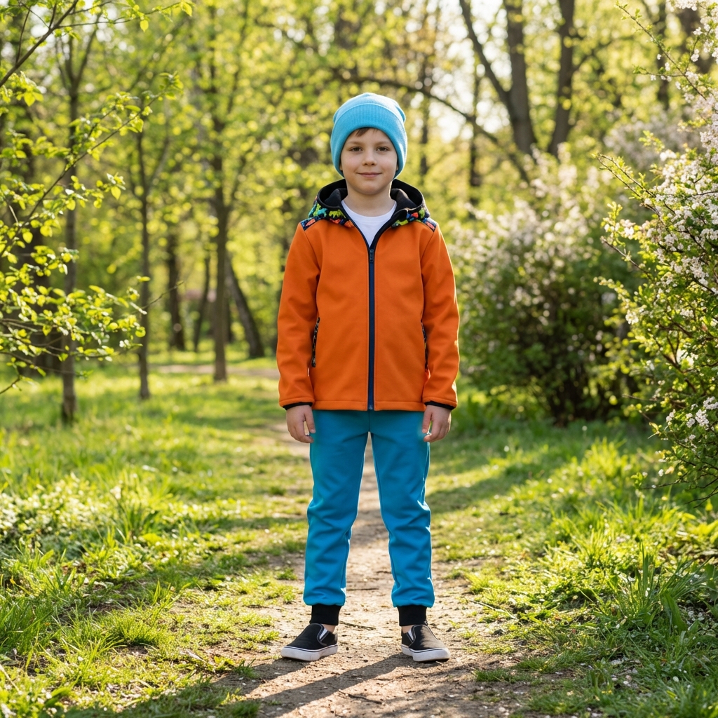 Dětská softshellová bunda s fleecem, Dino, 4 barevné varianty 