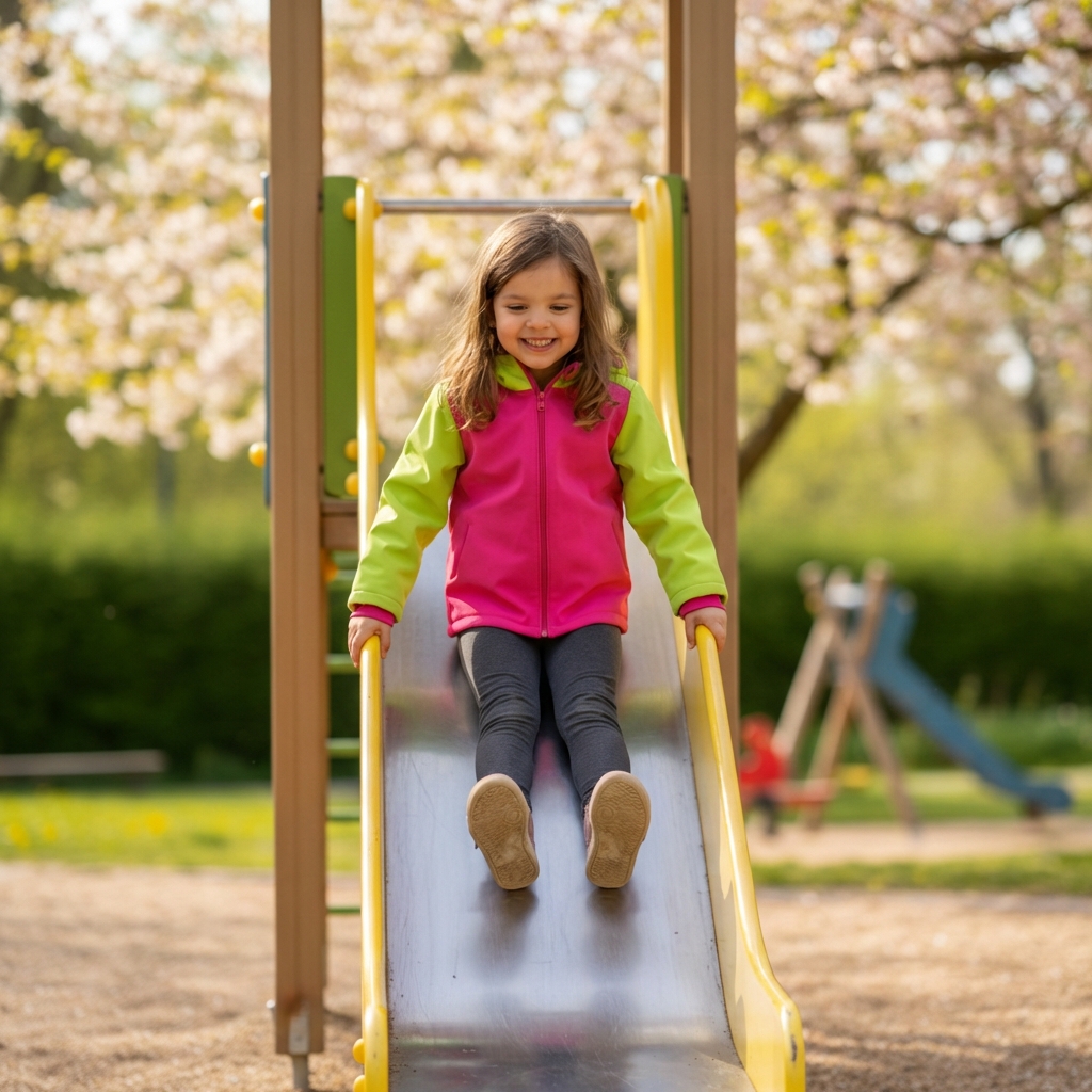 Dětská letní softshellová bunda bez zateplení, tmavě růžová s barevnými rukávy, 2 barevné varianty