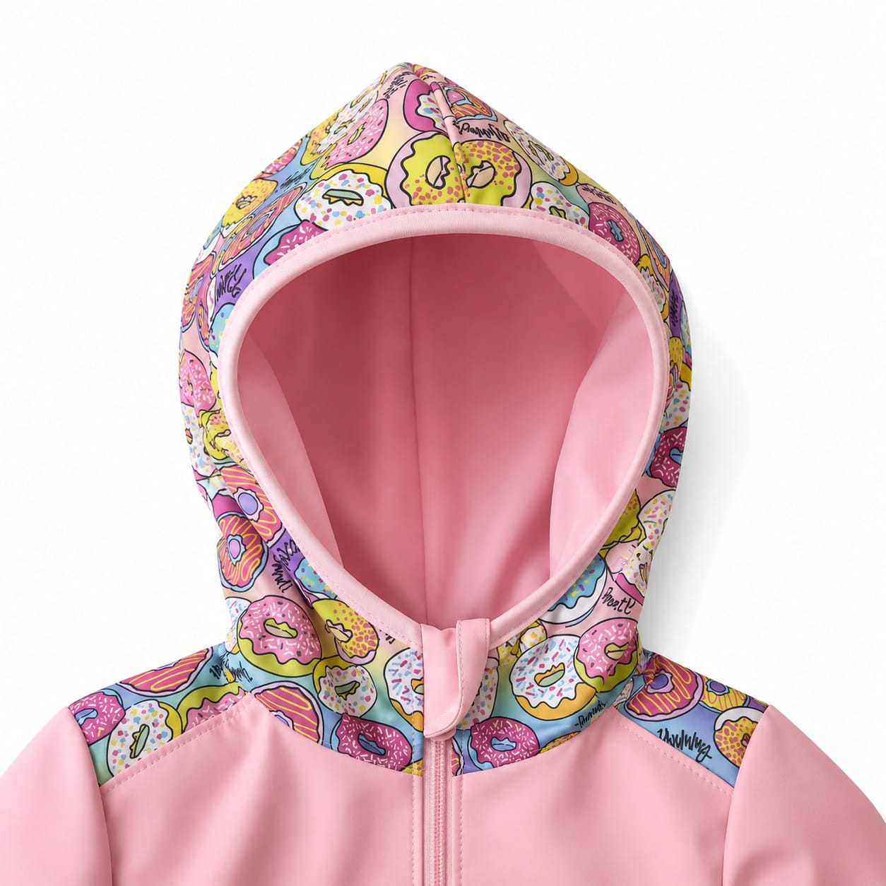 Akce Dětská letní softshellová bunda bez zateplení, Donut, světle růžová, vel. 110