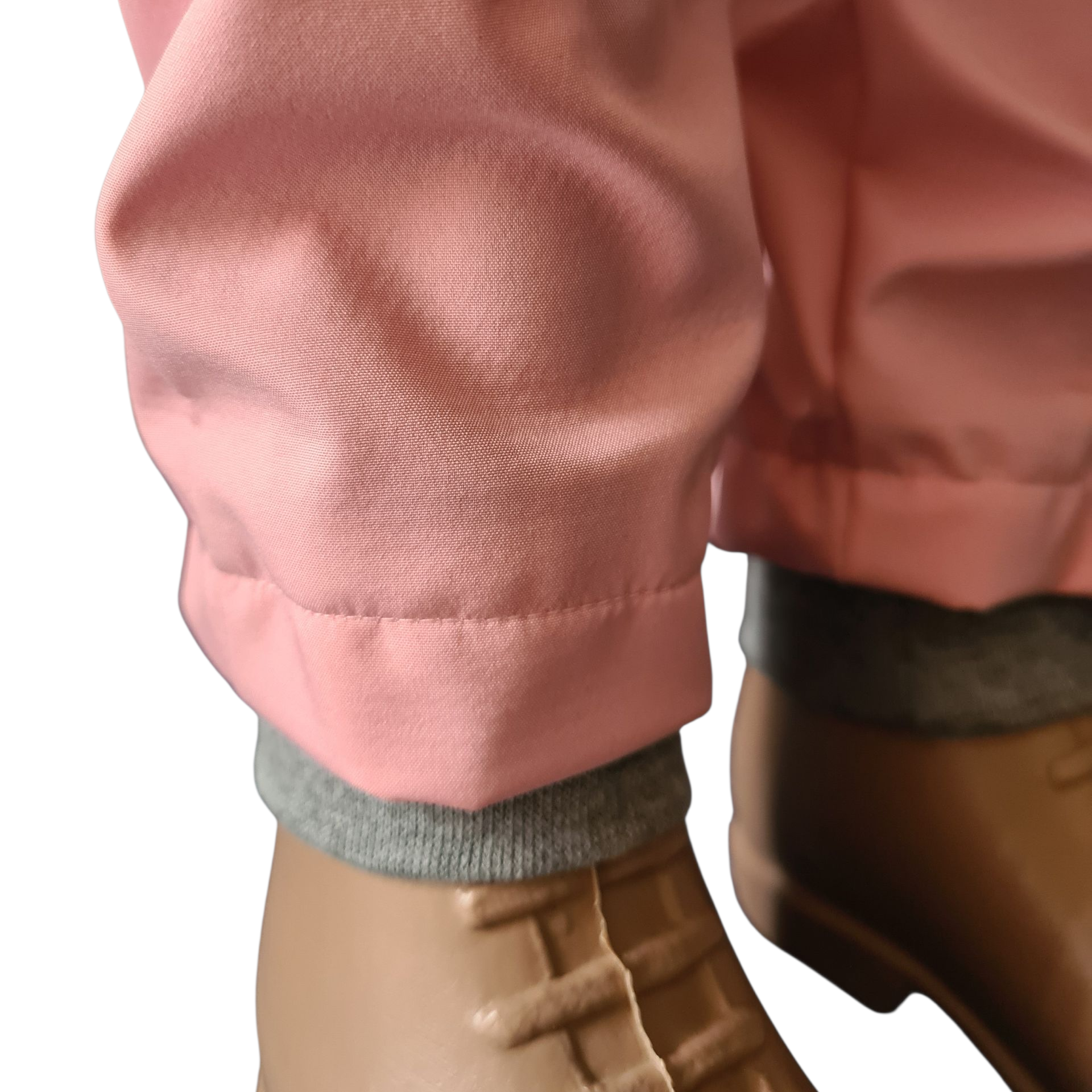 AKCE Dětské softshellové kalhoty, bez kapes, NEZATEPLENÉ, světle růžové, vel. 98