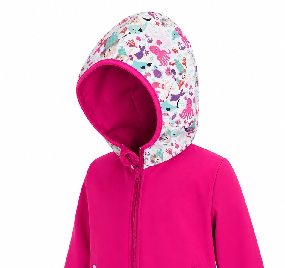 Softshellový kabátek s fleecem, Mořský svět, 3 barevné varianty