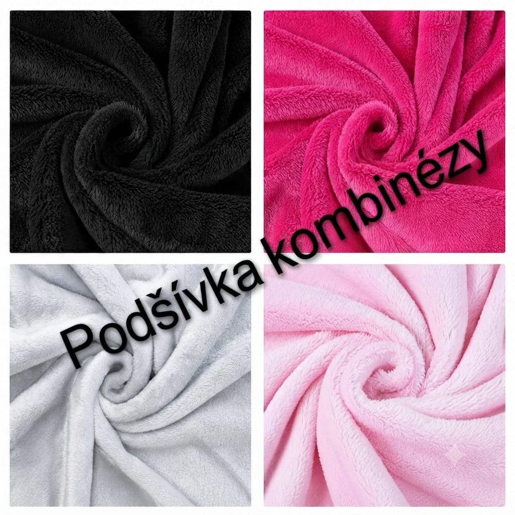 Dívčí zimní softshellová kombinéza s medvídkem – 2 vrstvá, extra teplá, 10 barevných variant
